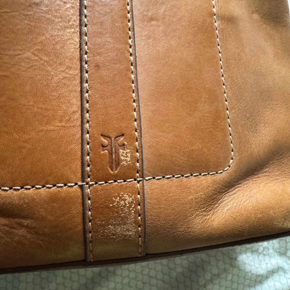 Frye Tan Leather Shoulder Bag - Picture 4 of 8